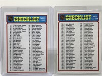 78/79 Topps Checklists #24&259