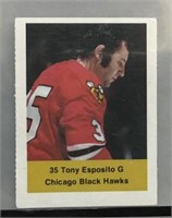 74/75 NHL Action Stamp Tony Esposito