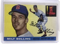 1955 Topps Milt Bolling #91