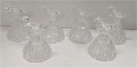 Hofbauer Byrdes crystal candle holders, set of 6