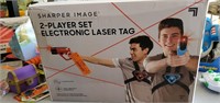 Sharper image 2 player set electronic laser tag