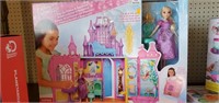 Disney princess pop-up palace & Rapunzel
