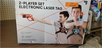 Sharper image 2 player set electronic laser tag