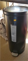 30 liter stainless steel trash can (dented)