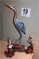 Wood Bird Carvings 7"- 21"