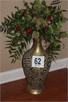 Metal Vase w/ Floral Display 25.5"