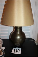 Hammered Bronze Lamp 23"