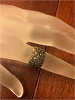 Very nice and large sterling silver ring