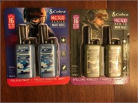 Lot of 2 packages of new walkie talkies