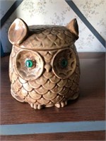Owl cookie jar - vintage