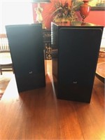 Look at these vintage working NHT speakers model l