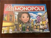 Brand new sealed Ms. Monopoly game