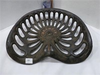 Cast Iron Maxwell Tractor Seat