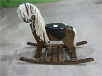 Wooden Rocking Horse - Floor to Seat 19"