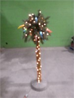 Palm Tree with Lights 62" High - Works