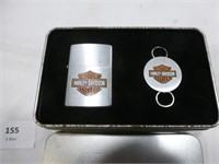 NEW Harley Davidson Zippo Lighter & Key Ring