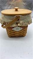 Longaberger Basket with lid