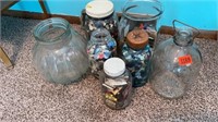 Jars, buttons and matches
