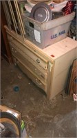 Antique 3-drawer wooden dresser