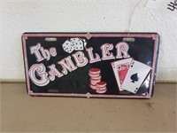 Gambler License Plate