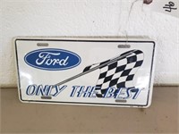 Ford Only Best License Plate NIP