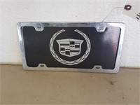 Cadillac License Plate w/ Frame