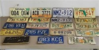 18 Pc. Various License Plates