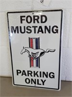 Ford Mustang Parking Metal Sign NIP