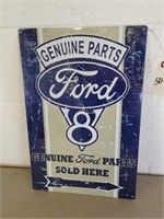 Genuine Ford Parts Metal Sign NIP