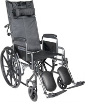 Drive Medical Silver Sport Reclining Wheelchair