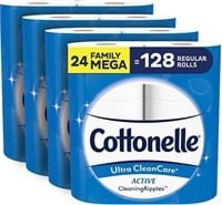 Cottonelle Ultra Toilet Paper 24 Family Mega Rolls