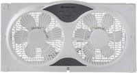 CCC Comfort Zone Twin Window Fan with Remote