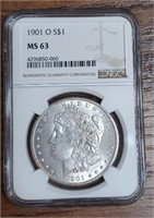 1901-O Morgan Dollar: NGC MS63