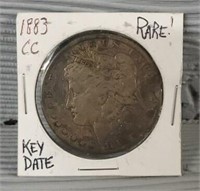 Rare 1883-CC Morgan Dollar: Key Date
