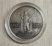 One Ounce Silver Round: Norse God Hel