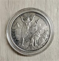 One Ounce Silver Round: Norse God Freya