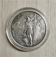 One Ounce Silver Round: Norse God Loki