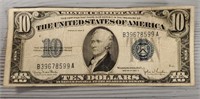 1934-D U.S. $10 Silver Certificate