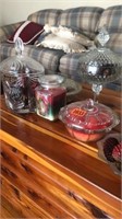 Glassware, Candles and decor