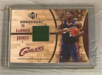 2006 LeBron James Hardcourt Game Jersey Used Card