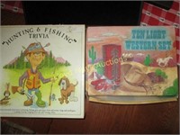 Ten Light Western Set & Hunting Trivia Game