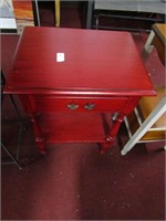 Red Table Stand