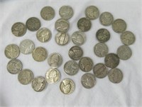 (32) 1942-1945 NICKELS