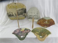 SELECTION OF VINTAGE ADVERTISING FANS