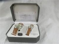 ANRIYA MILAN HIS AND HER WATCHES WITH BOX