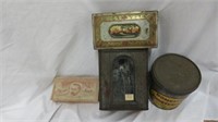 4PC VINTAGE LICORICE LOZENGES, GLASS FRONT