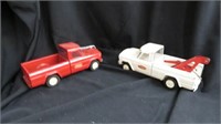 2PC VINTAGE METAL TONKA TRUCK AND WRECKER