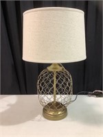 Metal table lamp - gold