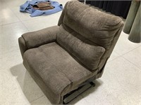 Cloth power reclining sectional end