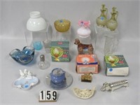 MINIATURE LAMPS, PRESSED GLASS & MORE!